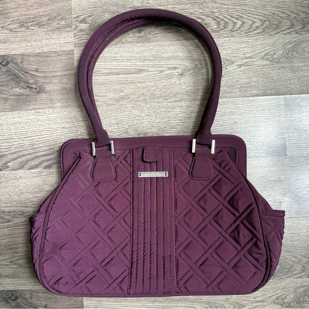 Vera Bradley Plum Quilted Shoulder Bag